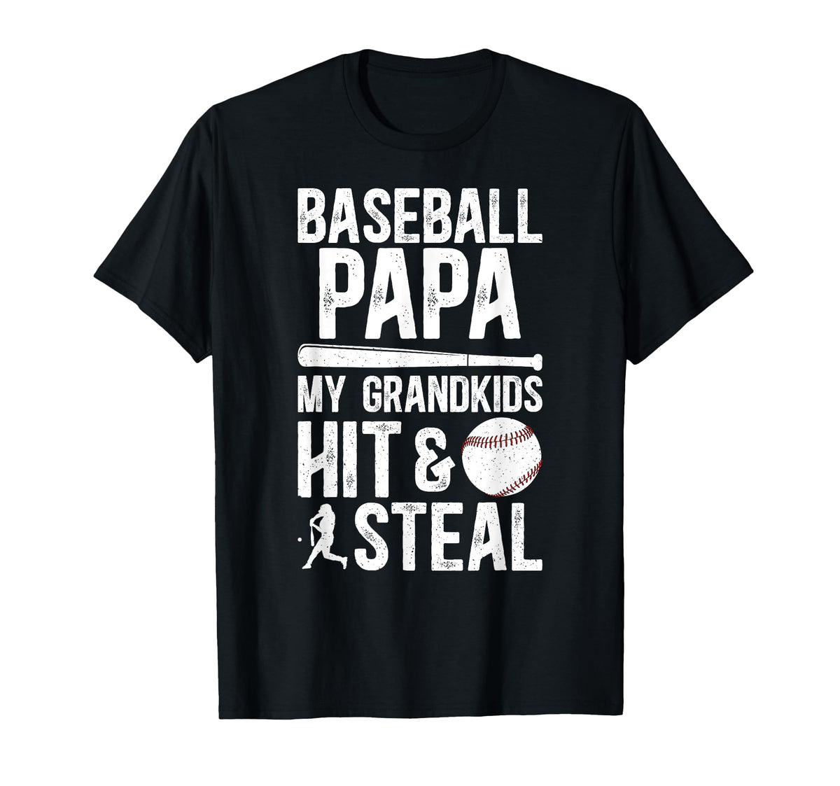 Baseball Papa Funny Grandpa Papa T-Shirt - Novelty Apparel Men Women
