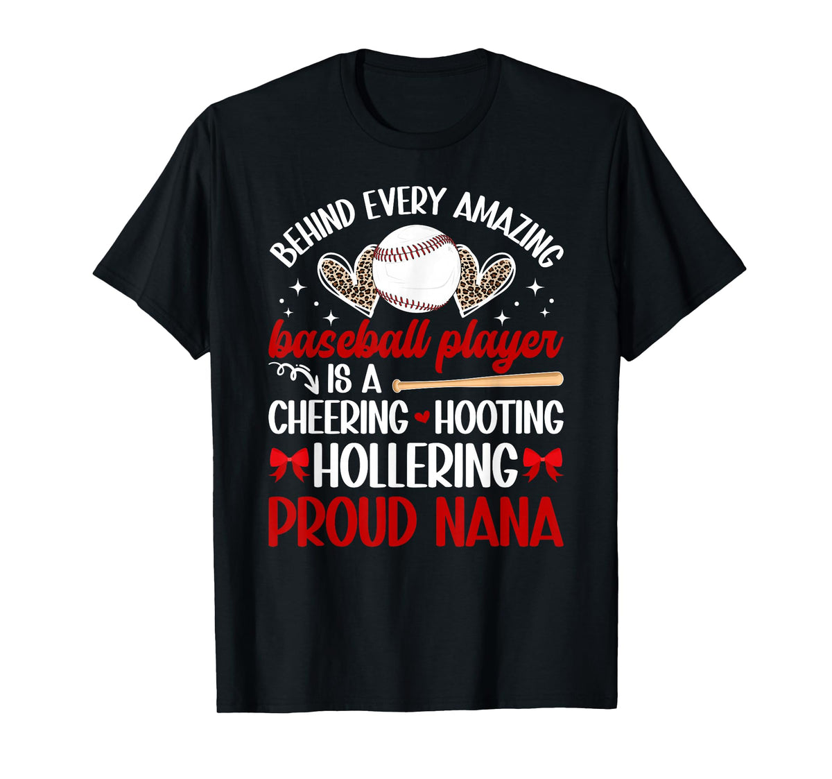 Proud Nana Baseball Player Nana T-Shirt - Trendy Graphic for Adults