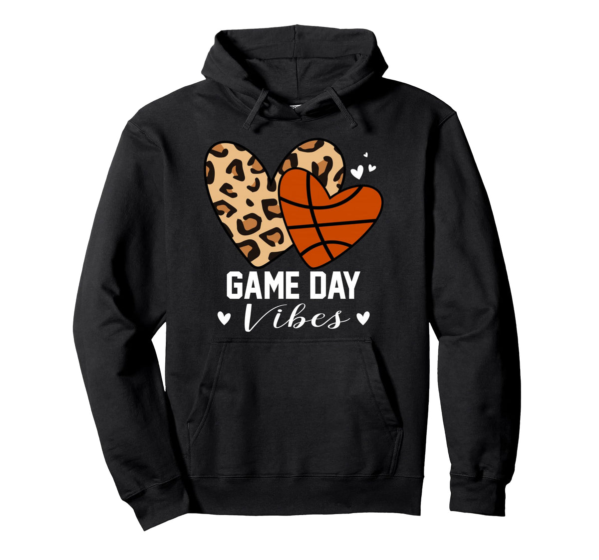 Game Day Vibes Funny Basketball Mom Hoodie - Casual Everyday Wear Unisex