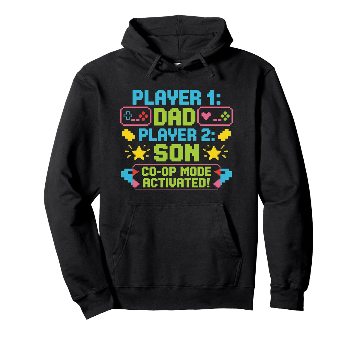 Gaming Fathers Day Gamer Dad And Son Hoodie - Novelty Apparel Men Women