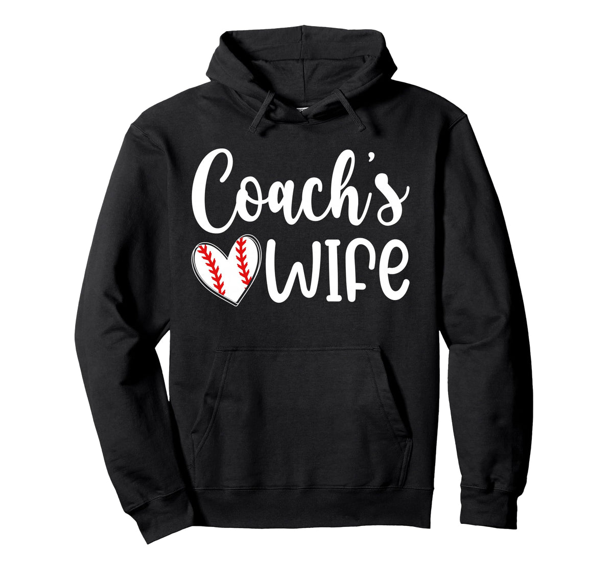 Baseball Coachs Wife Baseball Coach Wife Hoodie - Aesthetic Graphic Unisex