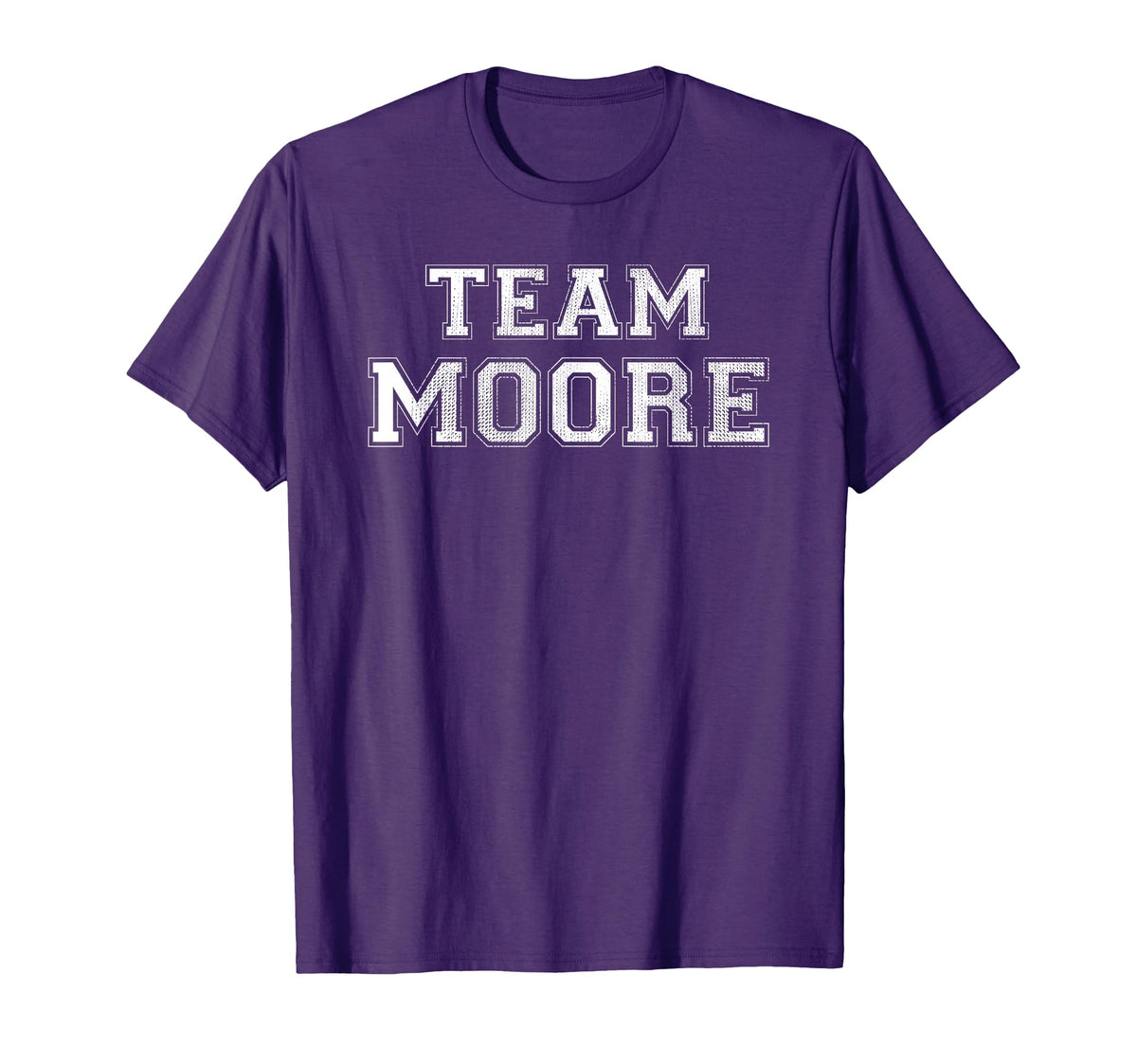 Funny Family Sports Team Moore Last Name T-Shirt - Graphic Print Unisex