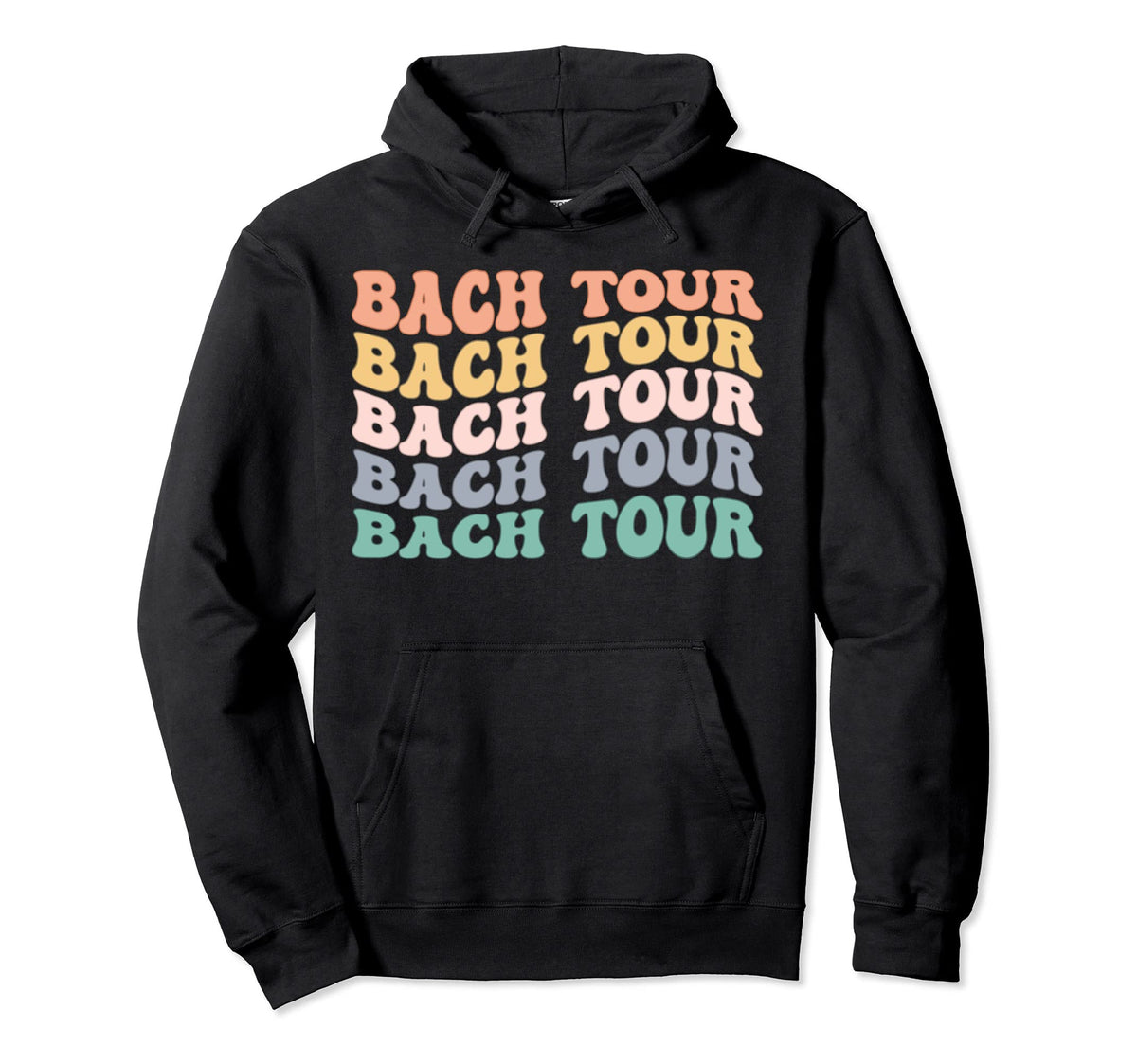 Groovy Boho Bach Tour Bridesmaid Hoodie - Casual Everyday Wear Men Women