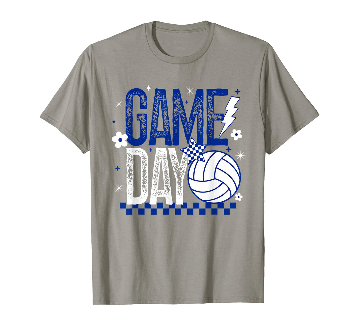 Volleyball Game Day Volleyball Mom T-Shirt - Trendy Graphic for Adults