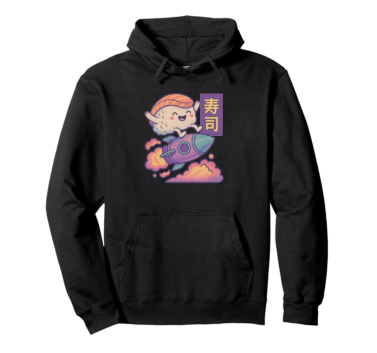 Shiba Dreams Japanese Blossom Vaporwave Hoodie - Graphic Print for Adults
