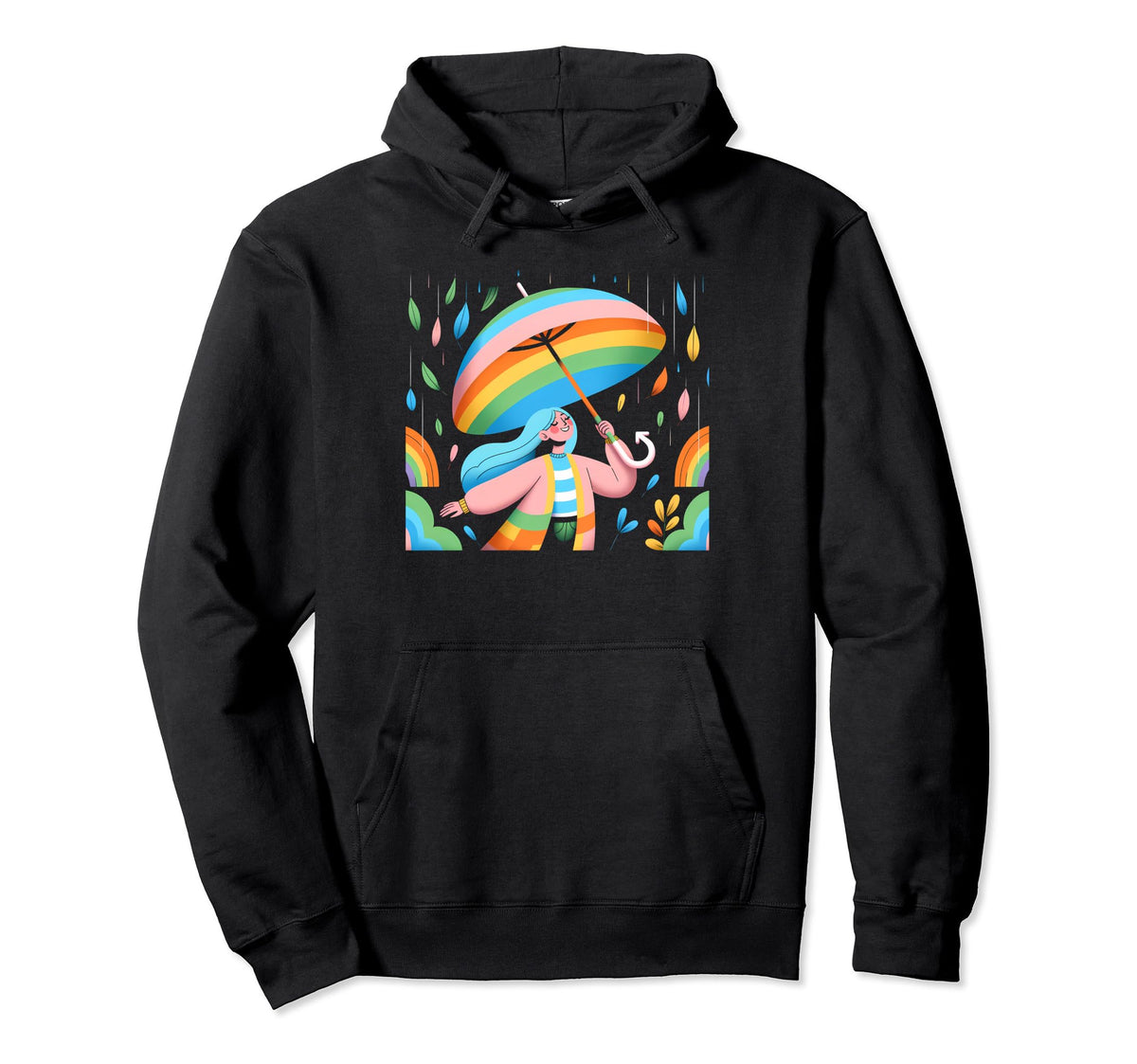 Transgender Pride Month Femboy Flag Hoodie - Aesthetic Graphic for Adults