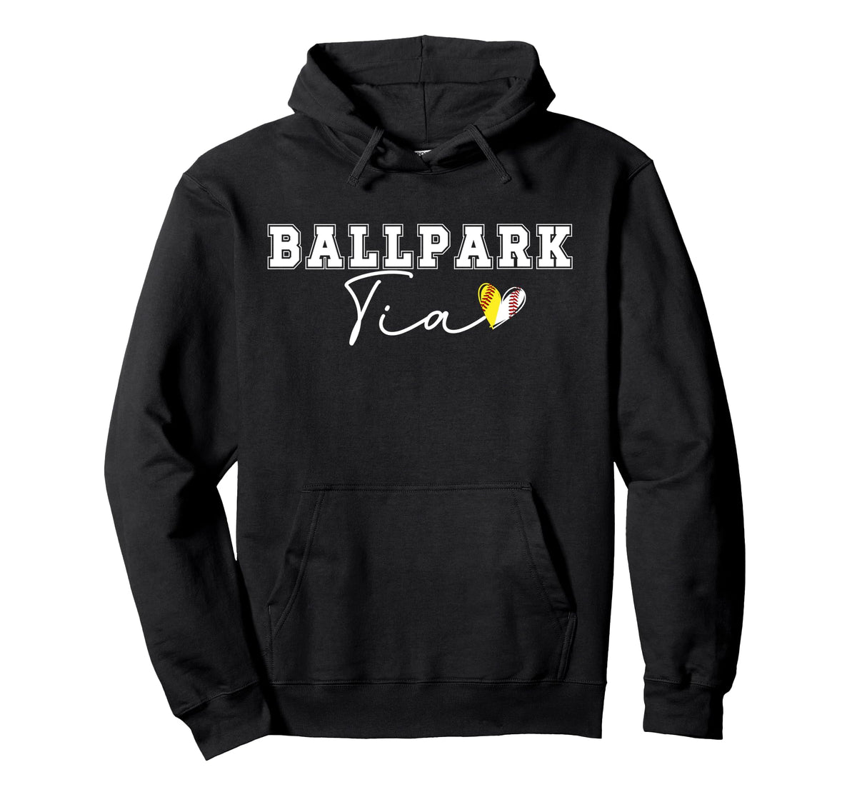 Ballpark Tia Aunt Softball Baseball Hoodie - Aesthetic Graphic Men Women