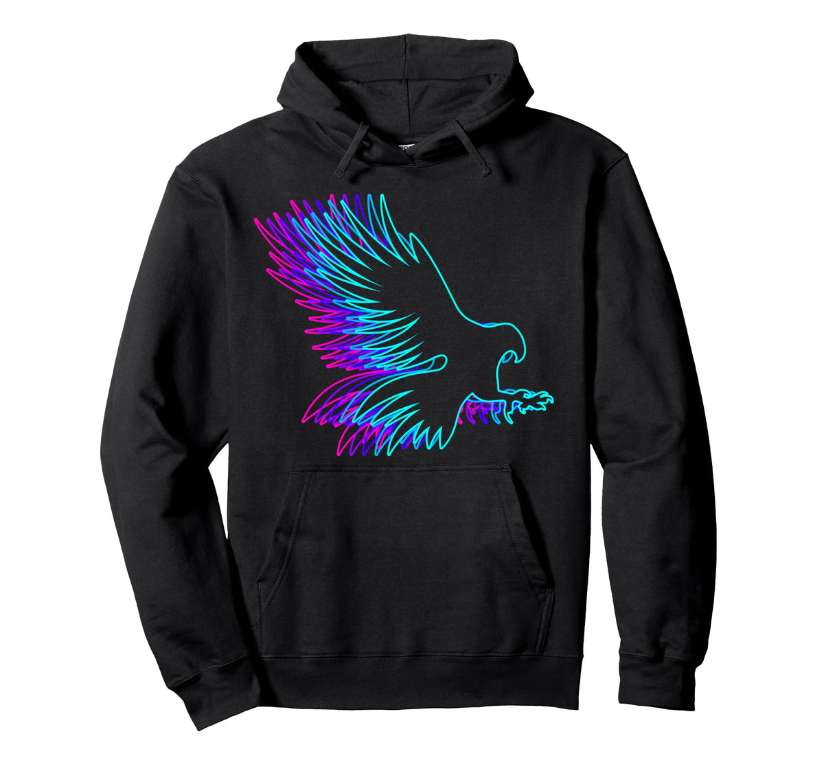 Falconry Falconer Vaporwave Hoodie - Streetwear Style Unisex