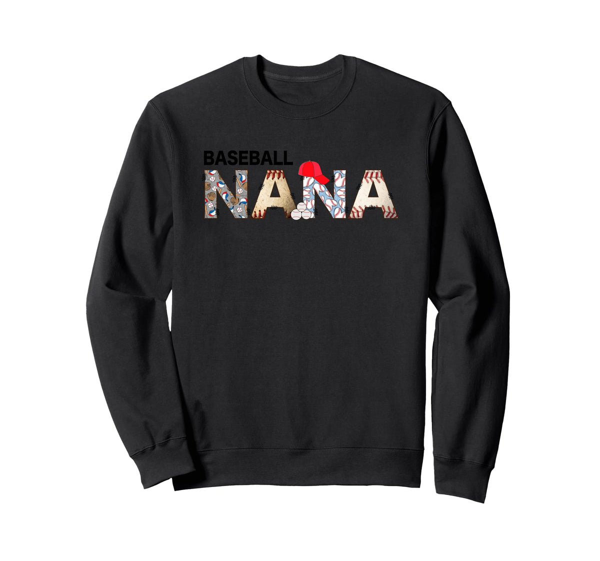 Baseball Nana Sports Enthusiast Sweatshirt - Casual Everyday Wear Men Women