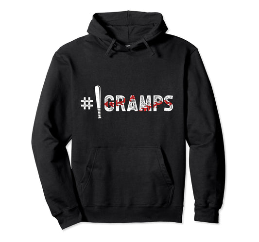1 Gramps Baseball Gramps Baseball Hoodie - Trendy Graphic for Adults