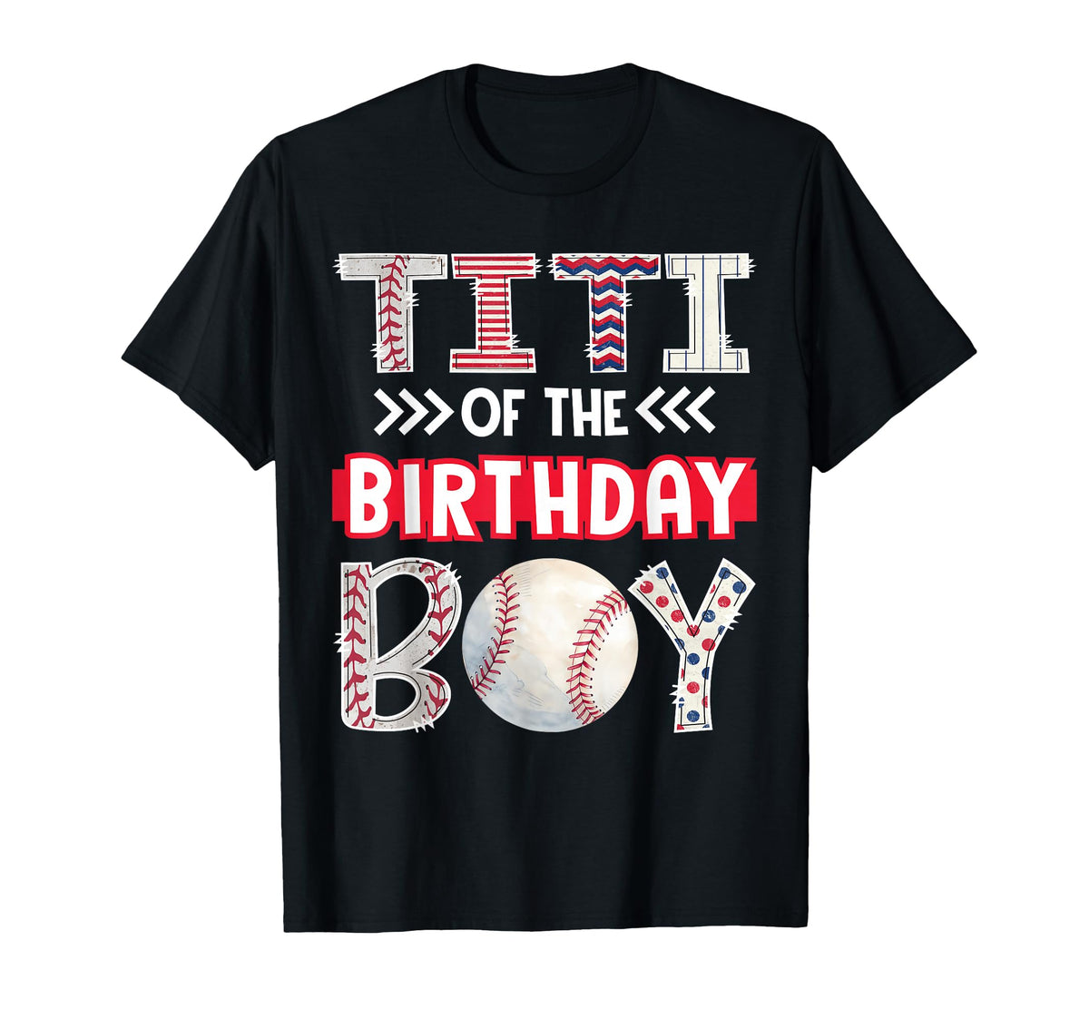 Titi Birthday Baseball Family Squad T-Shirt - Custom Art Print Men Women