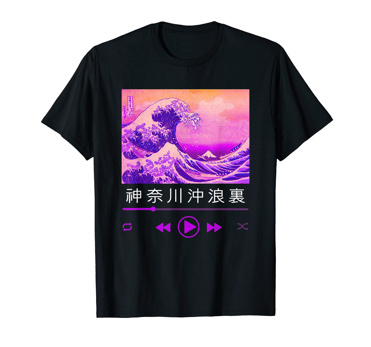 Vaporwave Aesthetic Teen Great Wave T-Shirt - Streetwear Style Unisex
