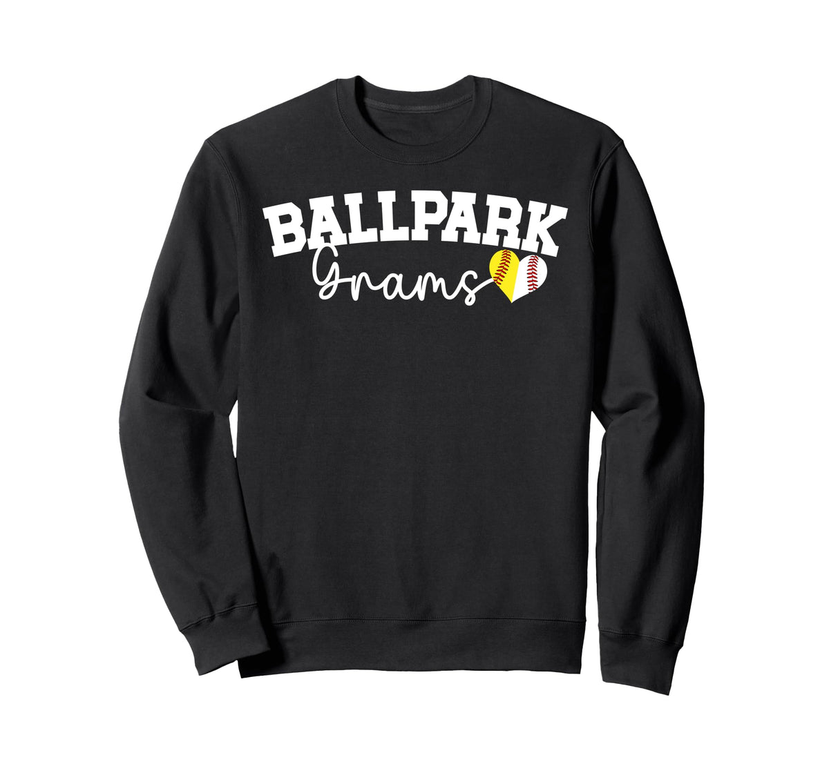 Ballpark Grams Grandma Softball Sweatshirt - Streetwear Style Men Women