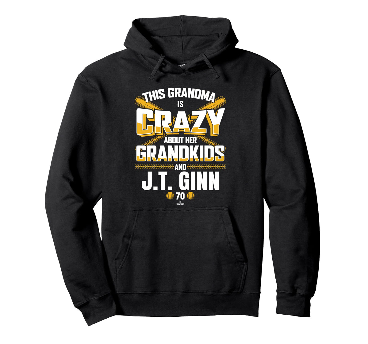 Grandma Crazy J T Ginn Oakland Baseball Hoodie - Unique Graphic Men Women