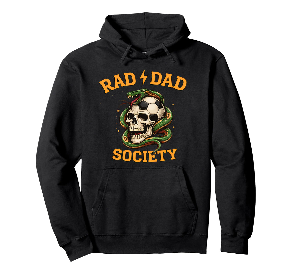 Soccer Father Rad Dad Society Gameday Hoodie - Trendy Graphic Unisex