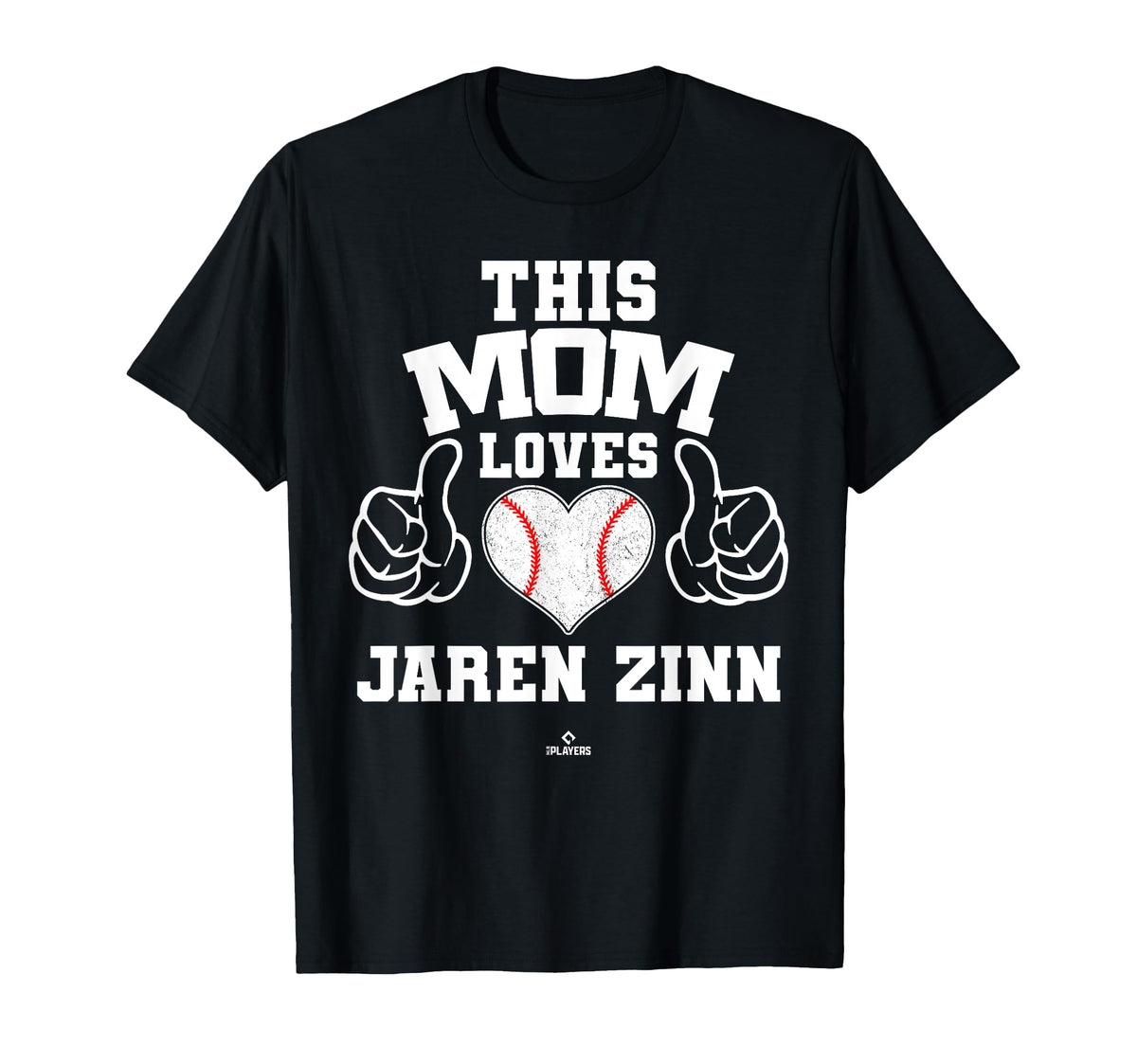 This Mom Loves Jaren Zinn Prospect Baseball T-Shirt - Graphic Print Unisex
