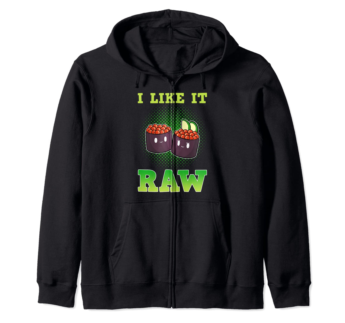 Kawaii Sushi Japan Lover Aesthetic Hoodie - Novelty Apparel Men Women