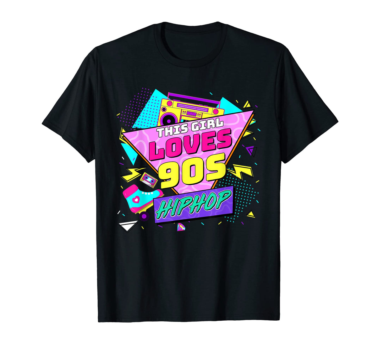 90S Hip Hop Rap Music Nostalgia Old T-Shirt - Casual Everyday Wear Unisex