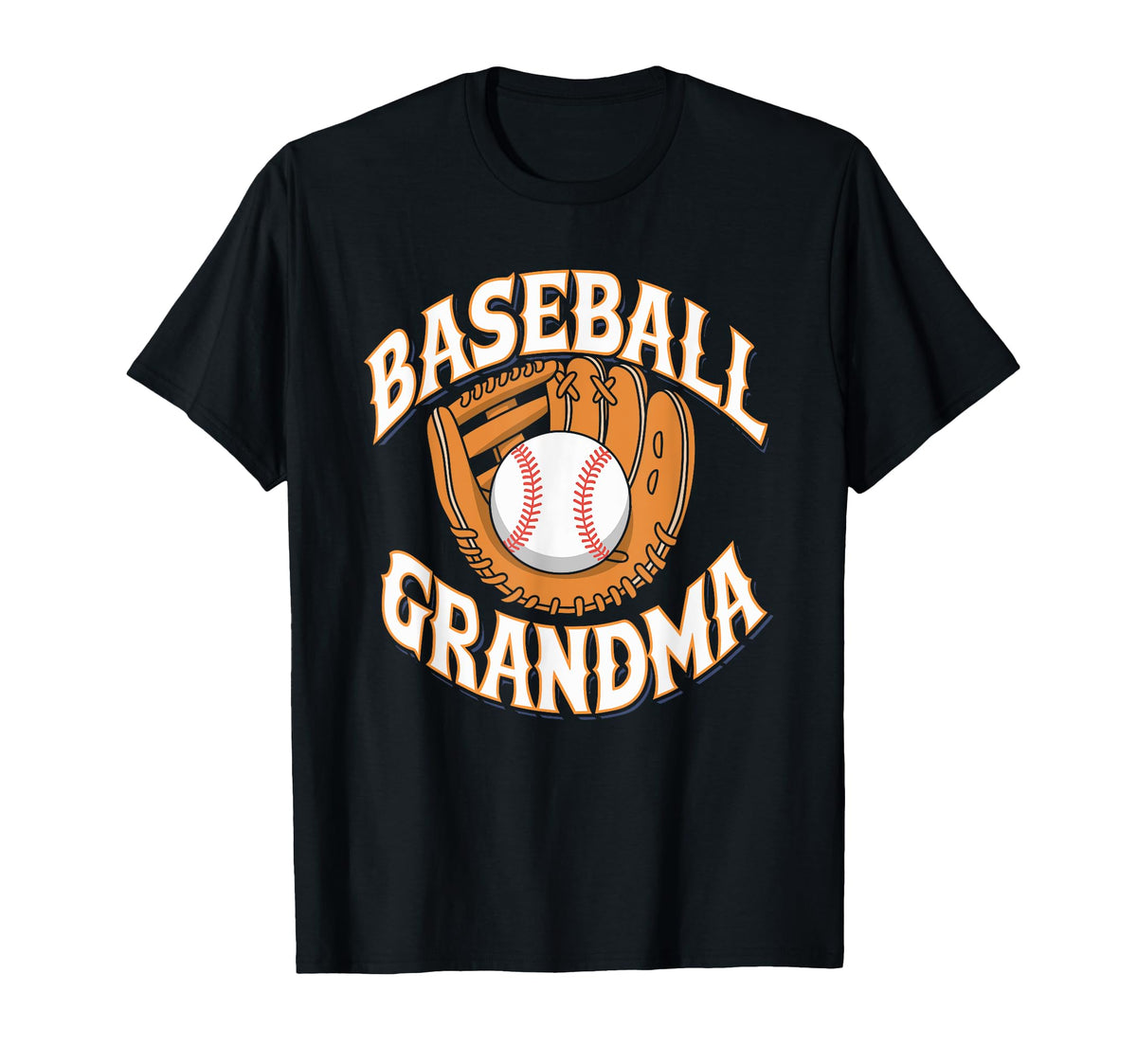 Proud Baseball Grandma Heart T-Shirt - Novelty Apparel Men Women
