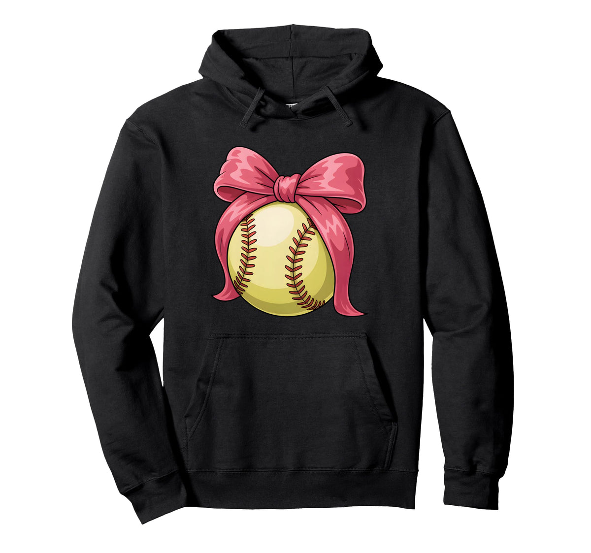 Coquette Softball Sports Softball Player Hoodie - Trendy Graphic Men Women