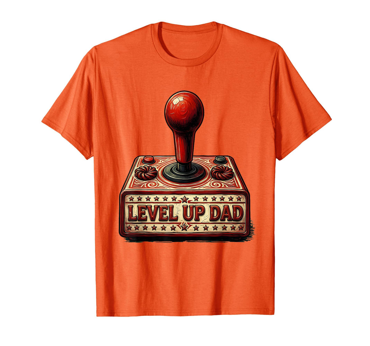 Level Up Dad Fathers Day Gaming T-Shirt - Casual Everyday Wear Men Women