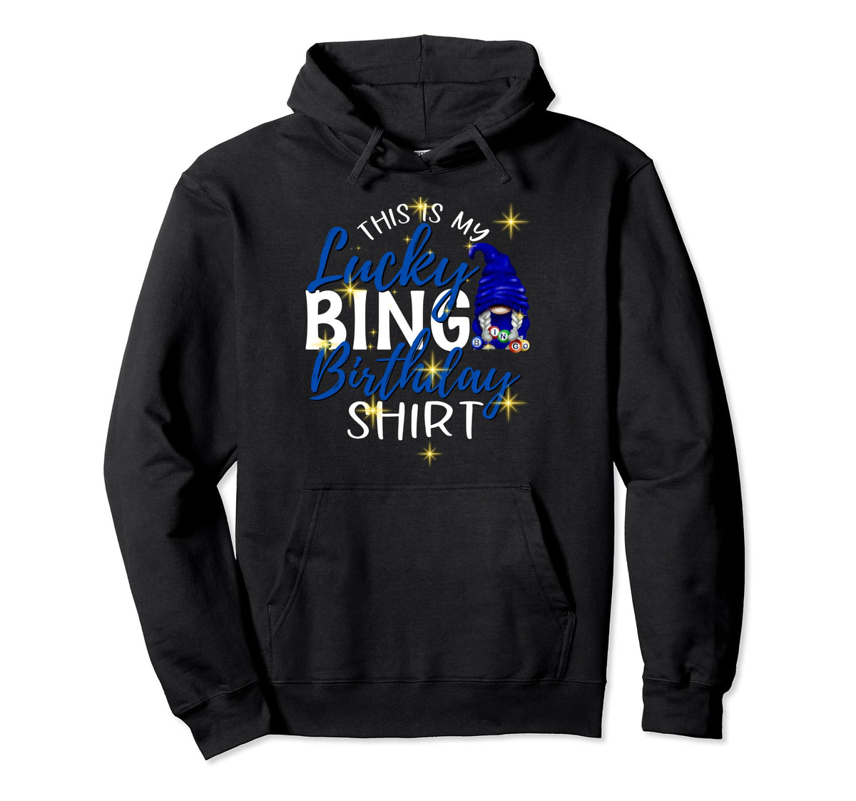 Crazy Bingo Lady Birthday Bingo Lover Hoodie - Custom Art Print for Adults