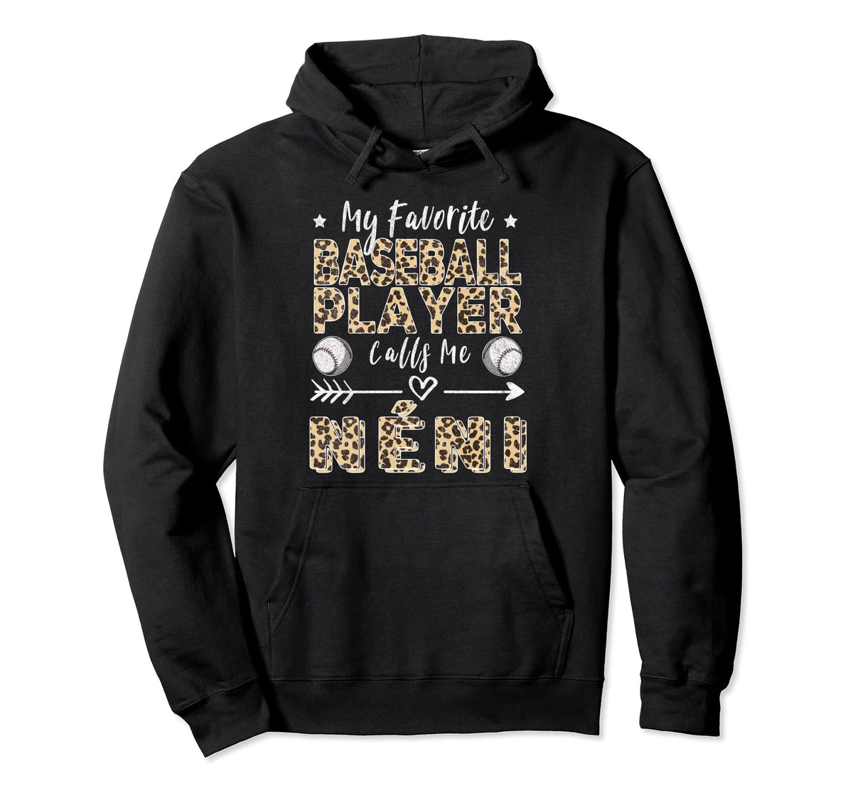 My Favorite Baseball Player Calls Me N Hoodie - Trendy Graphic Men Women