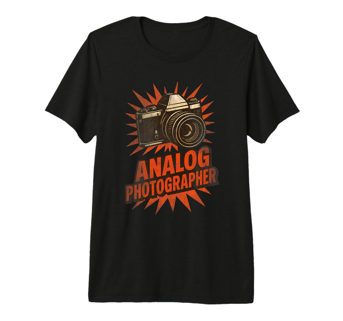 Analog Photographer Camera Love Film T-Shirt - Minimalist Print Men Women