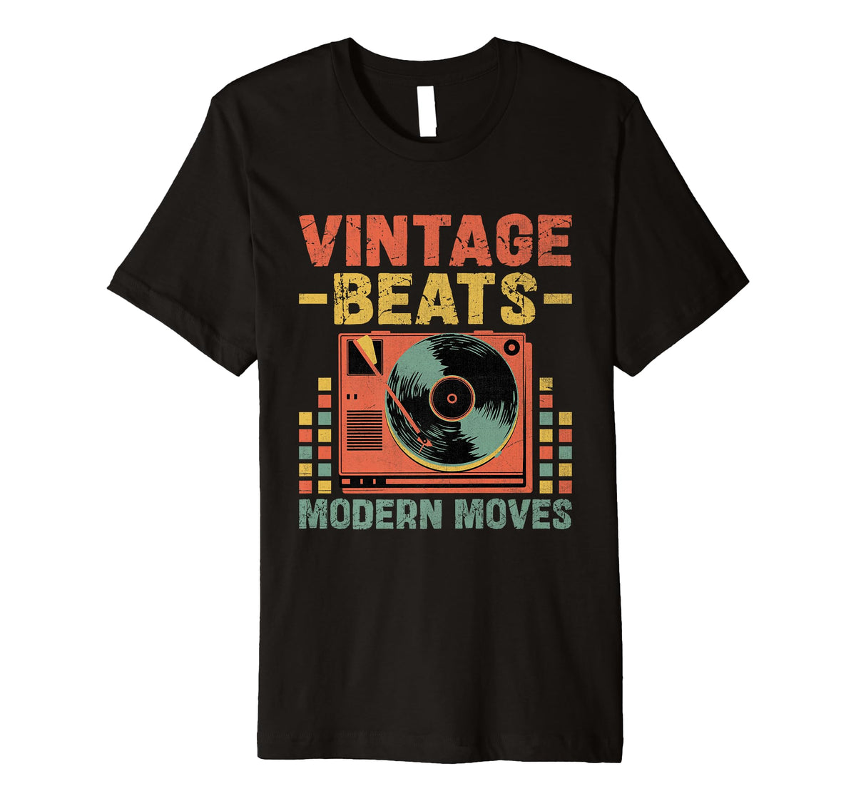 Funny Old School Dj Equipment Table T-Shirt - Streetwear Style Men Women