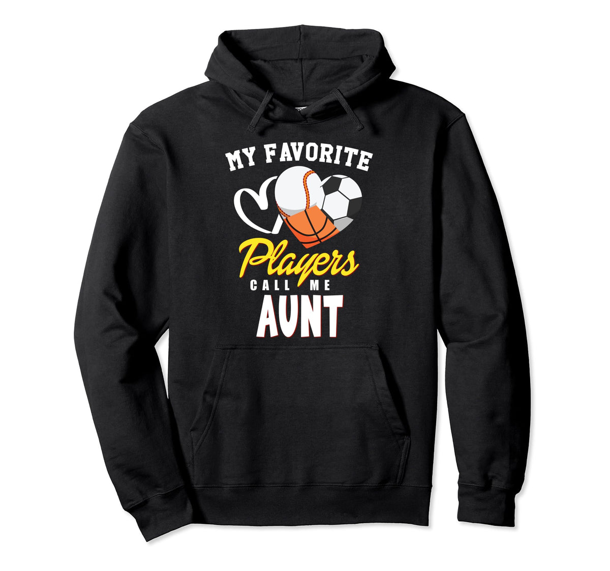 My Favorite Players Baseball Soccer Hoodie - Trendy Graphic for Adults