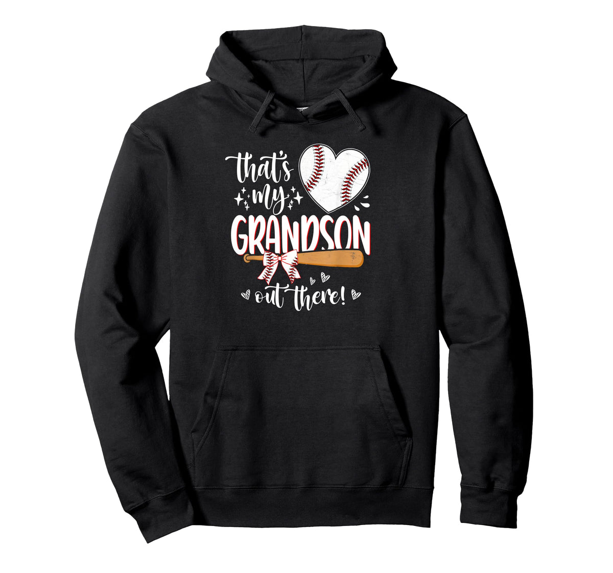 Thats My Grandson Out There Hoodie - Casual Everyday Wear Men Women