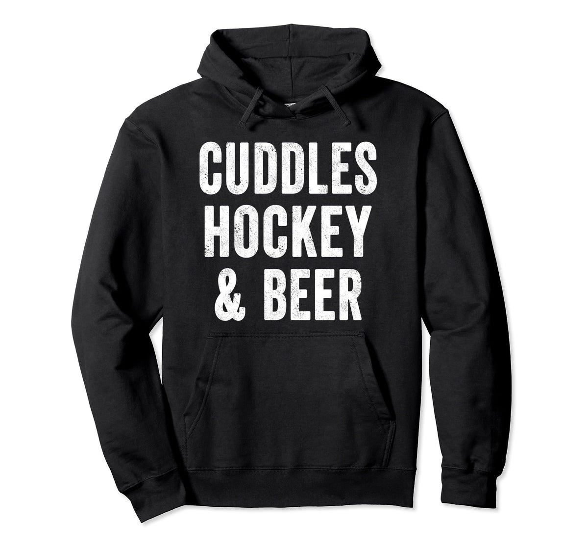 Cuddles Hockey And Beer Gameday Ice Hoodie - Custom Art Print for Adults