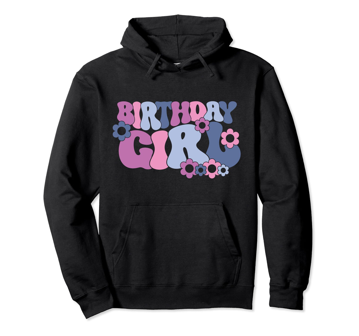 Groovy Birthday Party Boho Hippie Wavy Hoodie - Streetwear Style Unisex