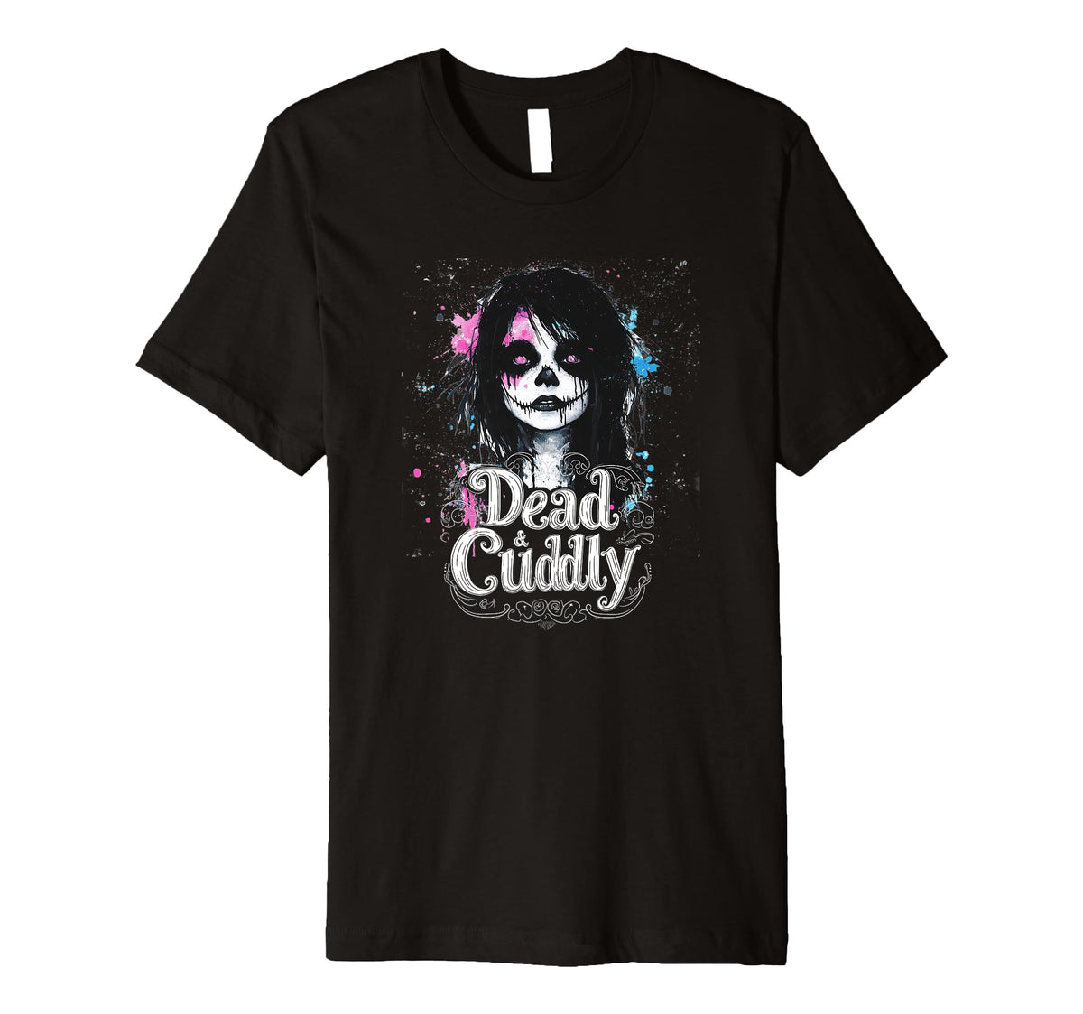 Mens Dead And Cuddly Gothic Alt T-Shirt - Casual Everyday Wear Men Women