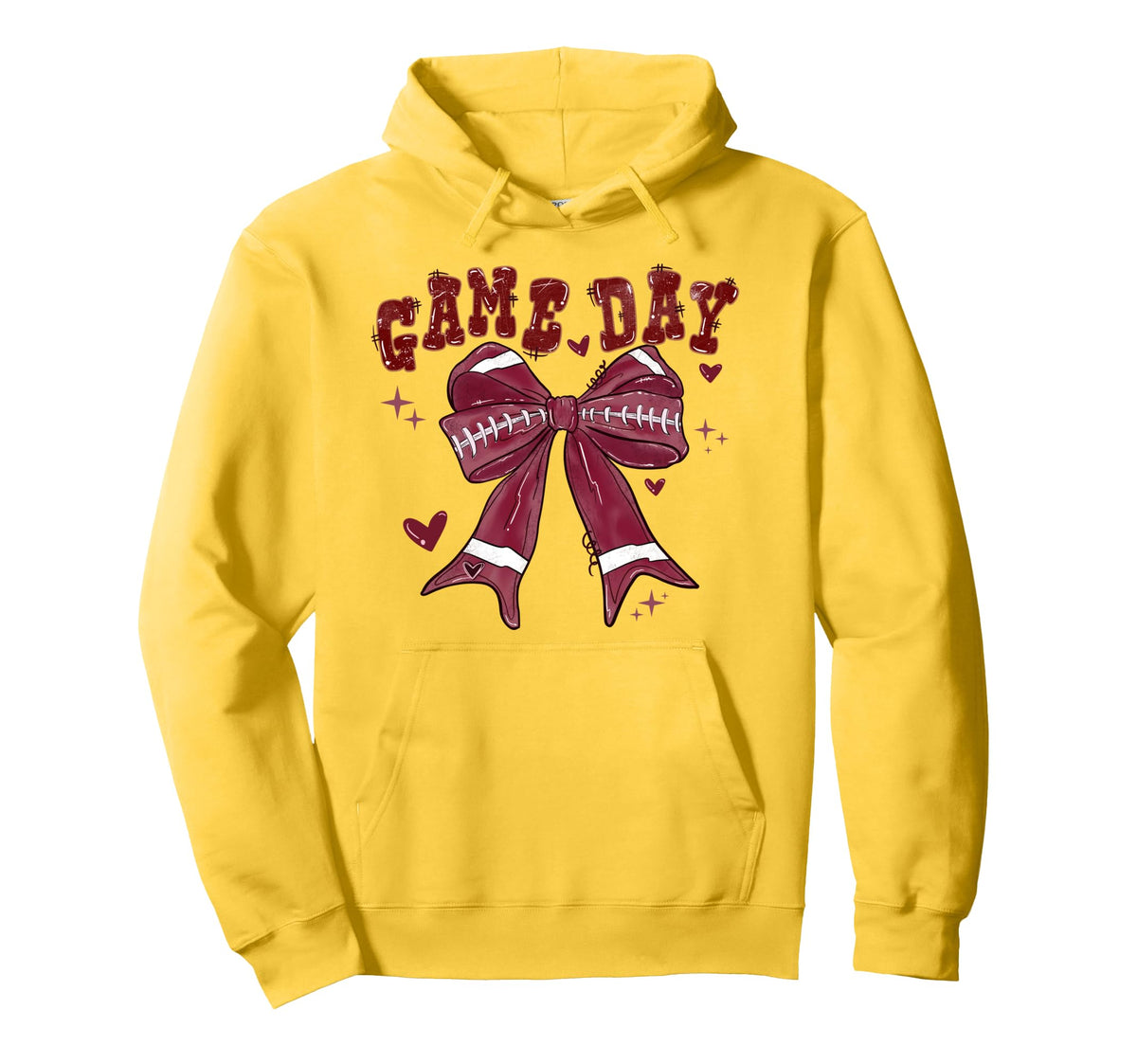 Coquette Football Mama Aesthetic Bow Hoodie - Trendy Graphic Men Women
