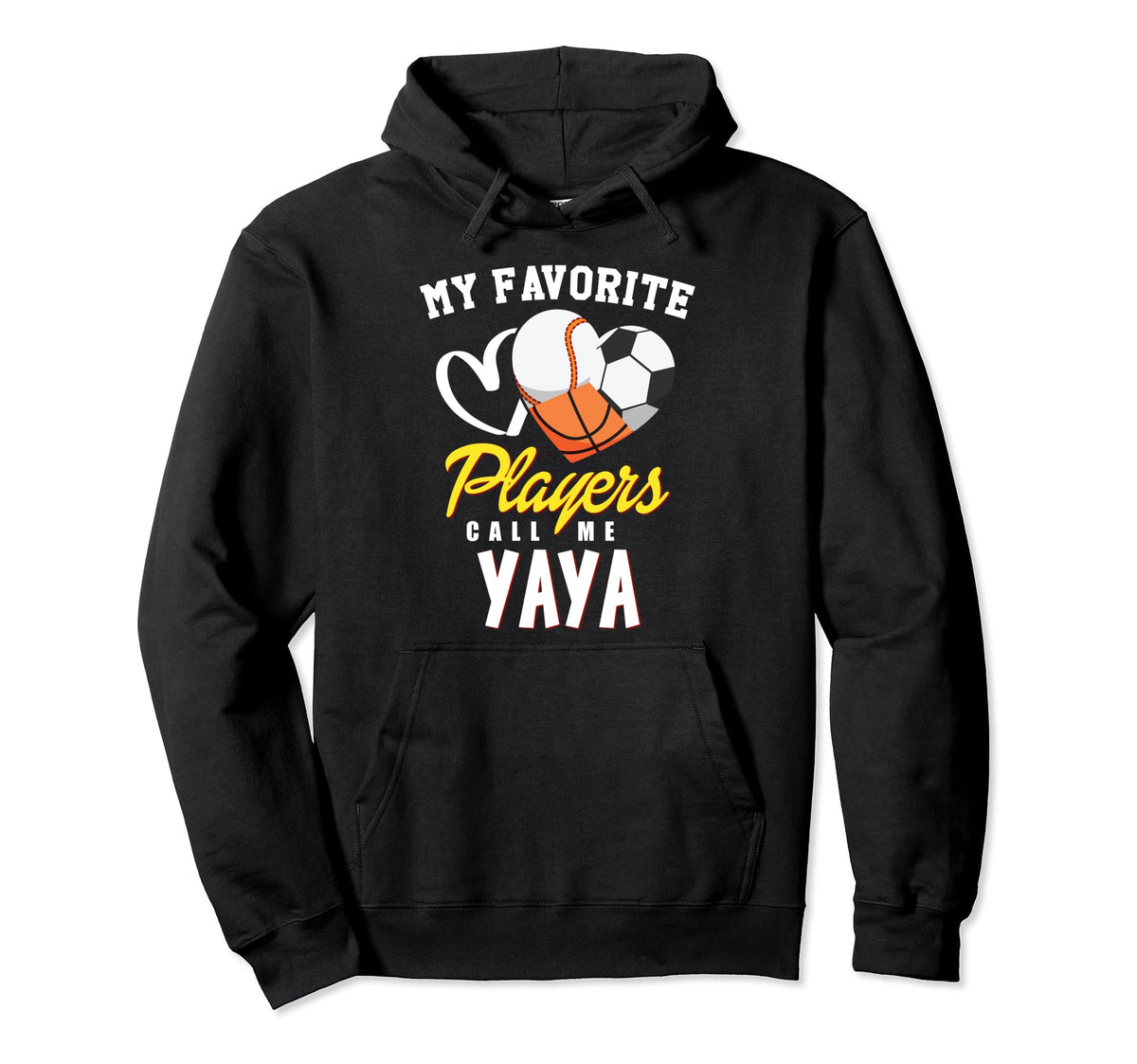 My Favorite Players Baseball Soccer Hoodie - Fun Novelty Design Men Women