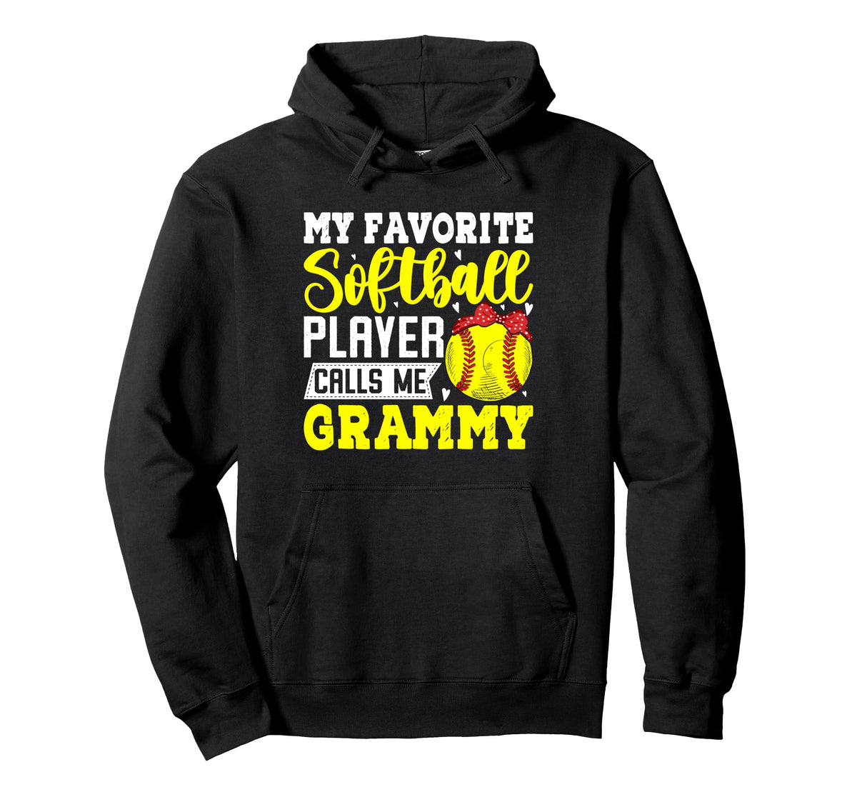 My Favorite Softball Players Call Me Hoodie - Custom Art Print Men Women