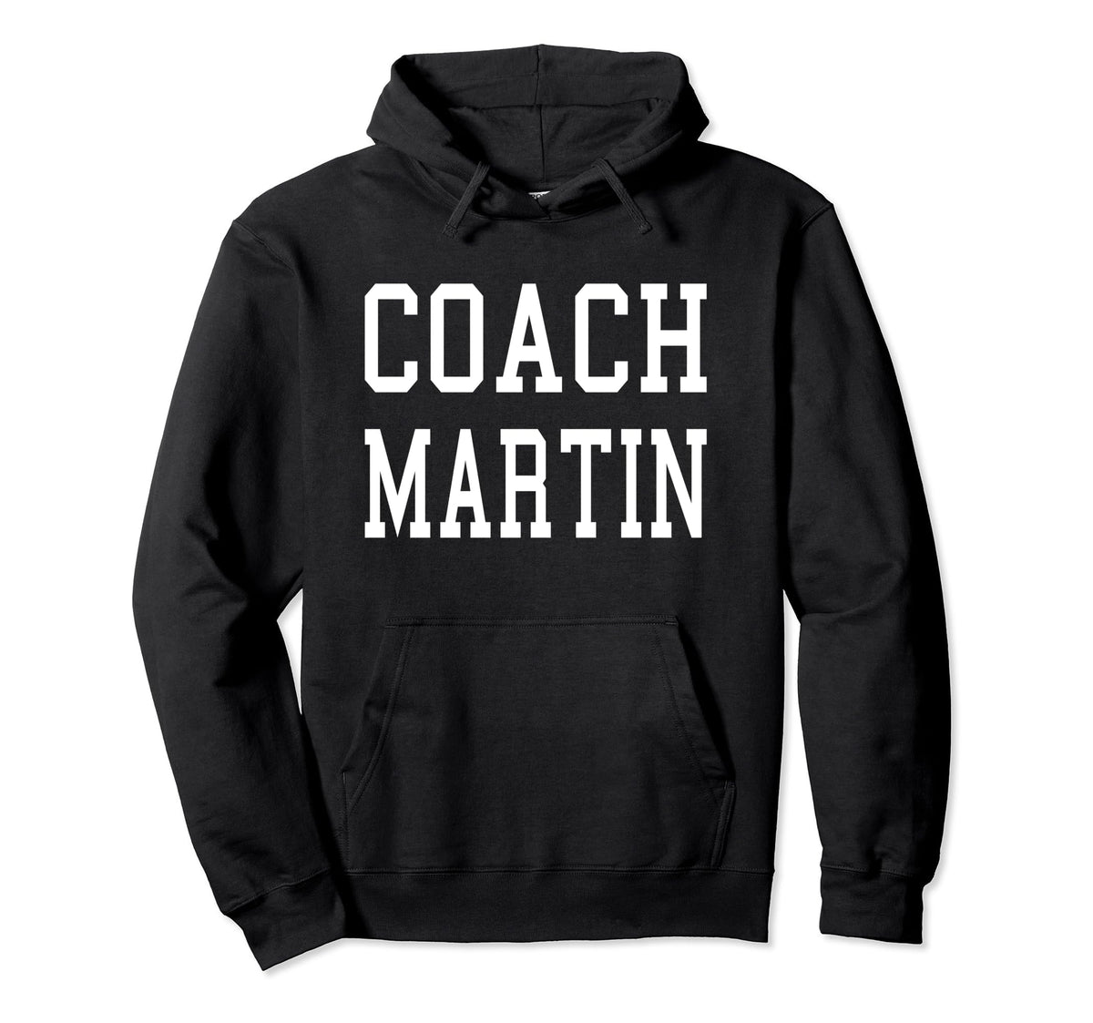 Coach Martin Custom Football Soccer Hoodie - Minimalist Print Men Women
