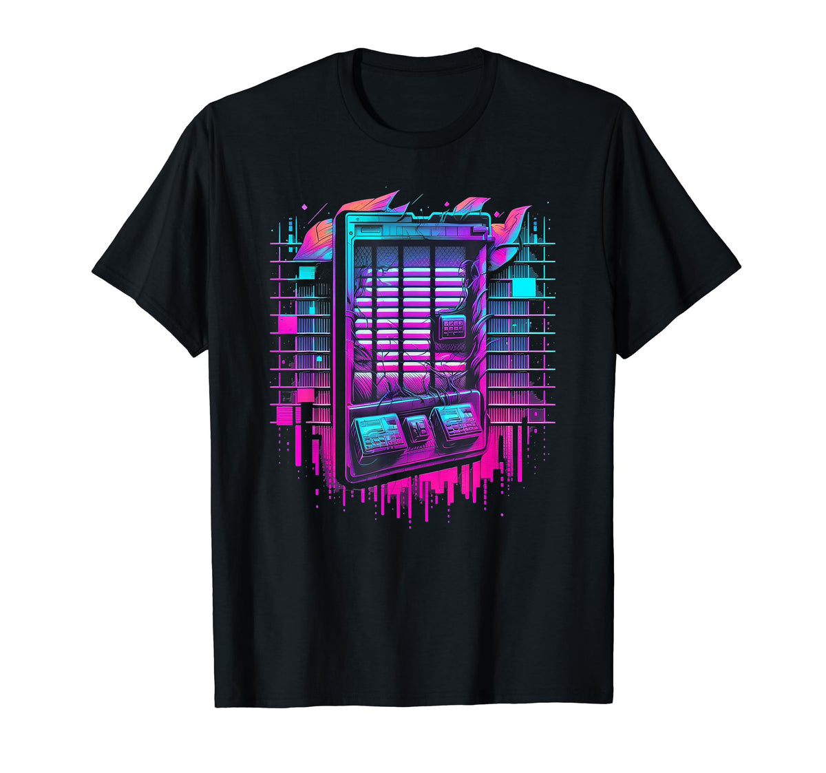 Vaporwave Aesthetic Dj Festival T-Shirt - Custom Art Print Men Women