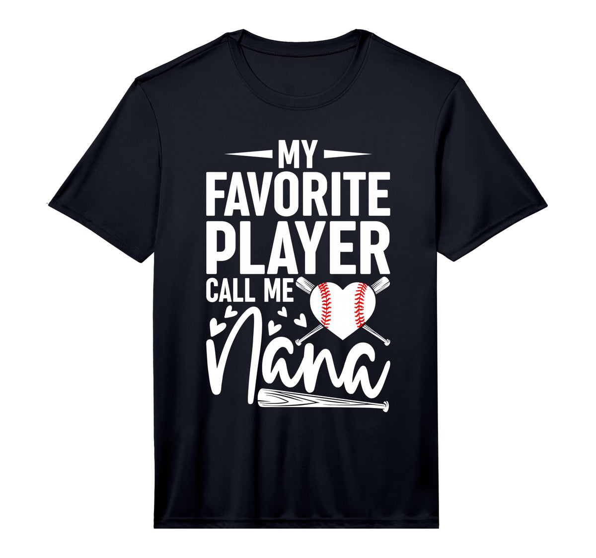 My Favorite Baseball Player Calls T-Shirt - Casual Everyday Wear Men Women