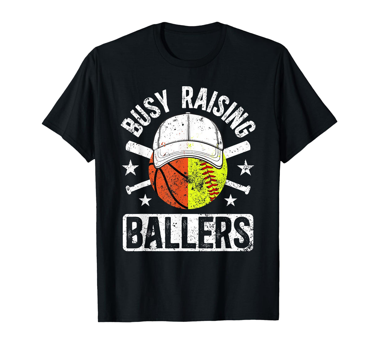 Busy Raising Ballers Basketball T-Shirt - Aesthetic Graphic Men Women