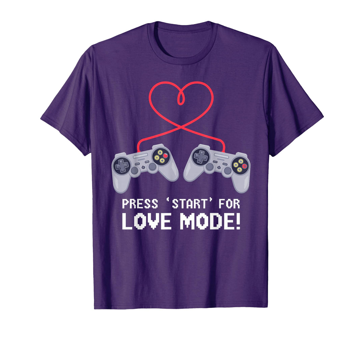 Video Games Funny Valentines Day T-Shirt - Casual Everyday Wear Men Women