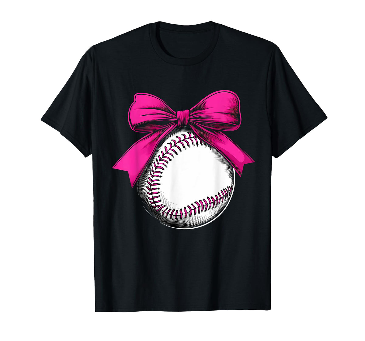 Baseball Coquette Bow Baseball Mom T-Shirt - Streetwear Style Men Women