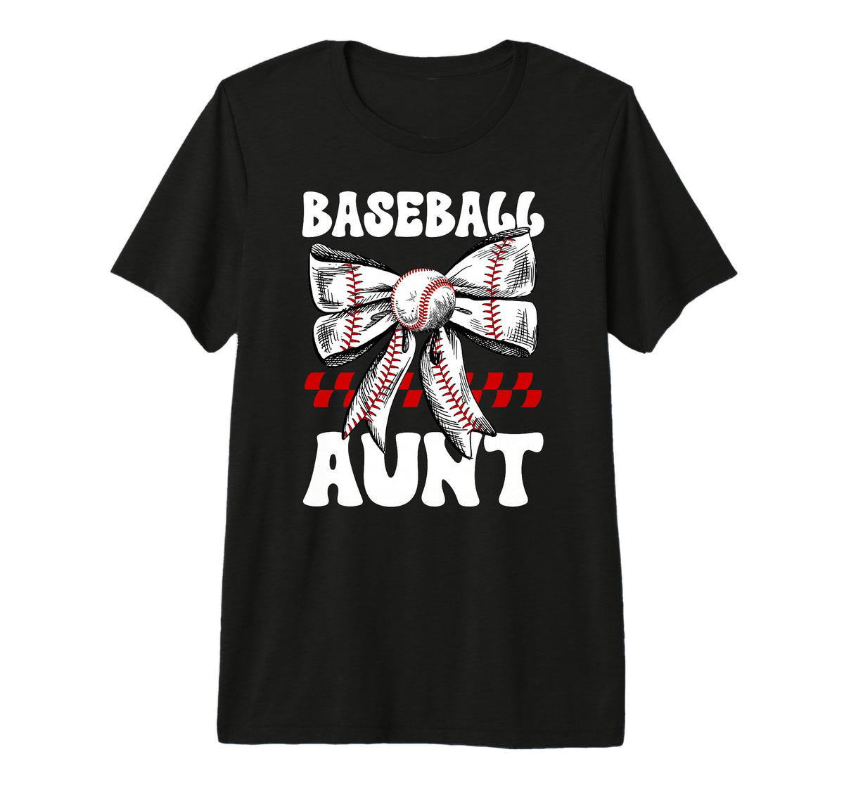 Baseball Aunt Baseball Player Auntie T-Shirt - Casual Everyday Wear Unisex
