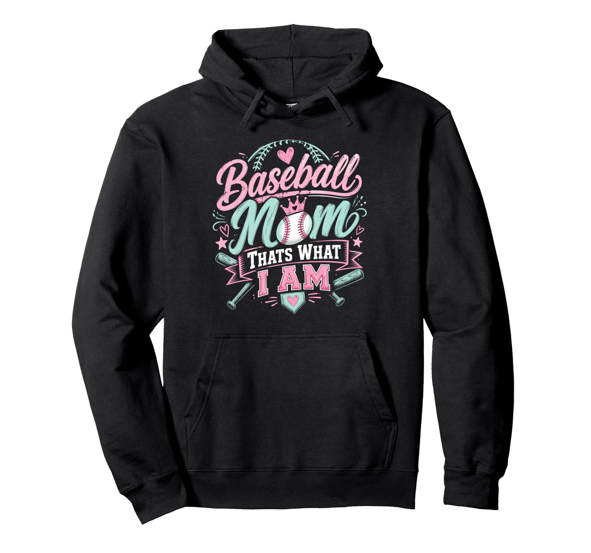 Baseball Mom Thats What I Am Proud Hoodie - Streetwear Style for Adults