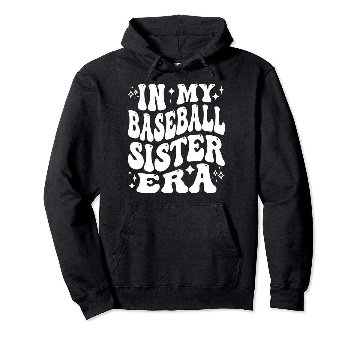 My Baseball Sister Era Funny Baseball Hoodie - Minimalist Print Men Women