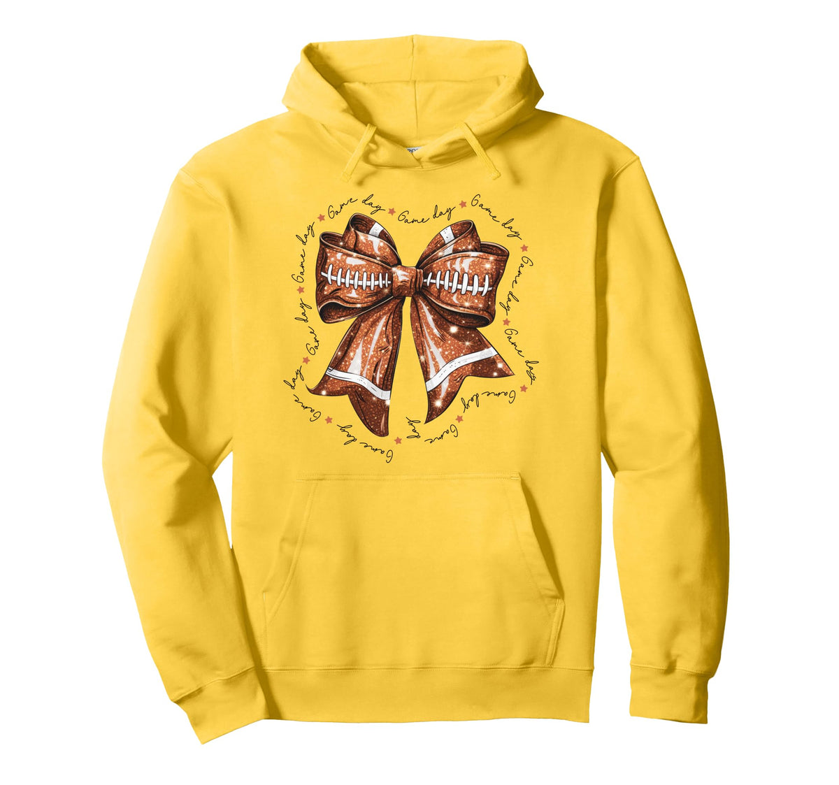 Football Mom Funny Game Day Coquette Hoodie - Minimalist Print for Adults