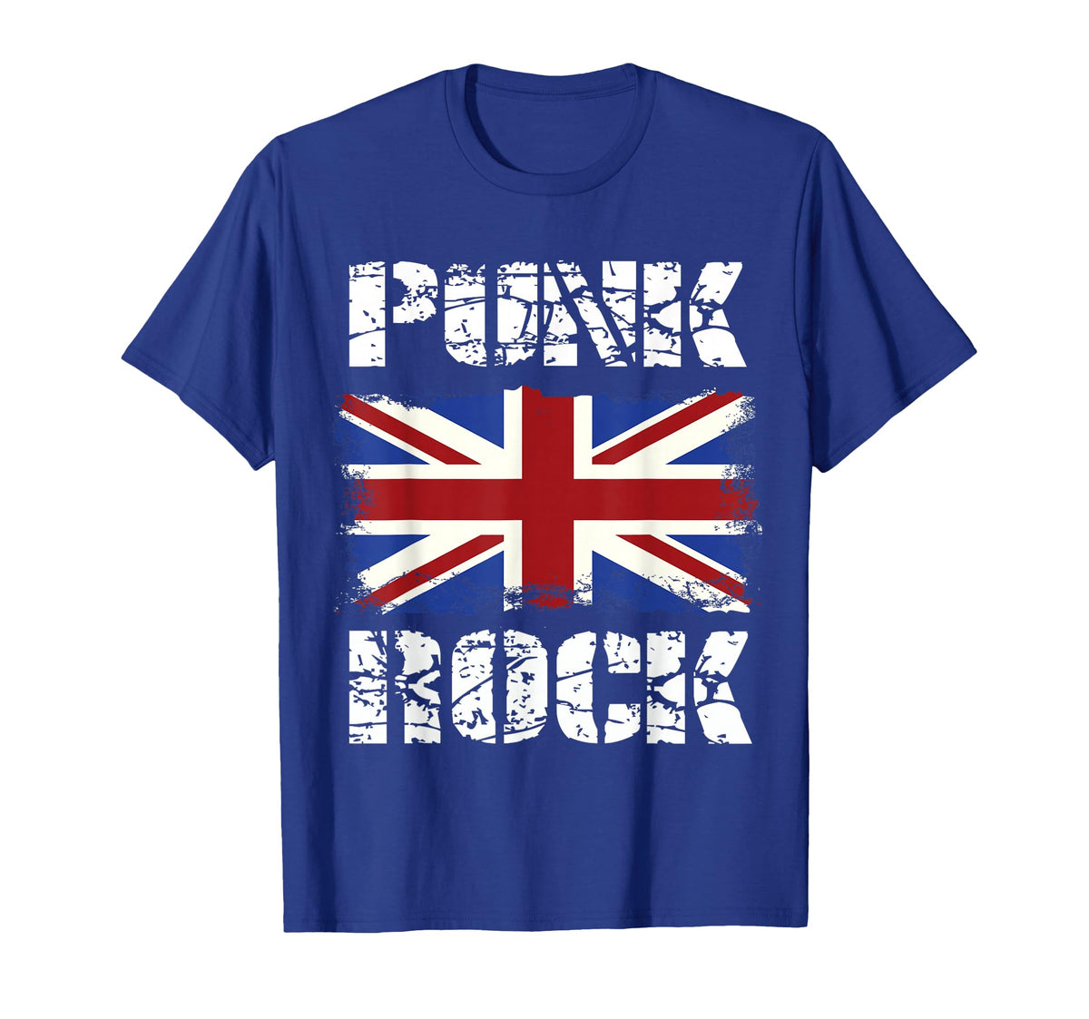 Punk Rock Uk Flag Concert Music T-Shirt - Custom Art Print Men Women
