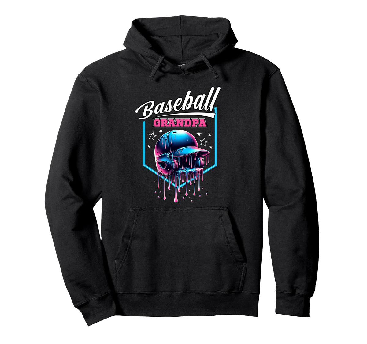 Baseball Grandpa Fathers Day Baseball Hoodie - Minimalist Print Men Women