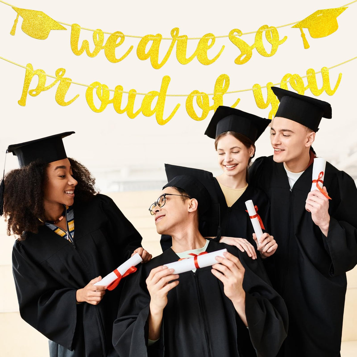 Graduation Banner Set, “We Are So Proud of You”